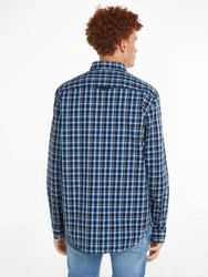 Tommy Jeans Karohemd TJM REG ESSENTIAL CHECK SHIRT Blau/Hellblau