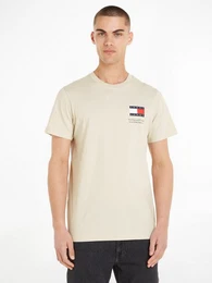 T-Shirt TJM SLIM ESSENTIAL FLAG TEE EXT mit Rundhalsausschnitt