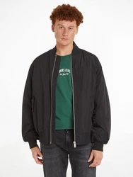 Tommy Jeans Übergangsjacke 'CLASSICS' grau/schwarz