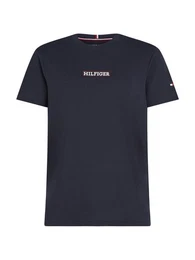 Kurzarmshirt GRAPHIC TEE mit Hilfiger Druck auf der Brust