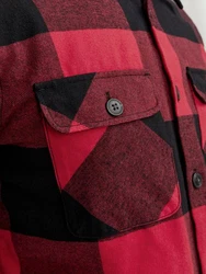 Jack & Jones Langarmhemd JJEDARREN Dunkelrot/Rot