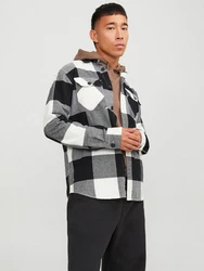 Jack & Jones Langarmhemd JJEDARREN Schwarz/Creme/Grau/Hellblau/Weiß/Hellgrau