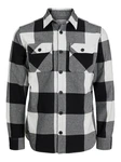 Jack & Jones Langarmhemd JJEDARREN Schwarz/Creme/Grau/Hellblau/Weiß/Hellgrau