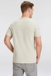 BOSS ORANGE T-Shirt Tegood mit Rundhalsausschnitt ecru
