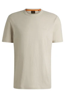 BOSS ORANGE T-Shirt Tegood mit Rundhalsausschnitt ecru