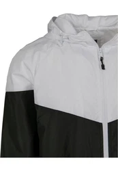 URBAN CLASSICS Allwetterjacke 2-Tone Tech Windrunner (1-St) Schwarz/Grau/Weiß/Dunkelgrau