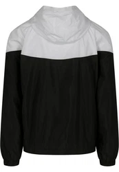 URBAN CLASSICS Allwetterjacke 2-Tone Tech Windrunner (1-St) Schwarz/Grau/Weiß/Dunkelgrau