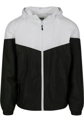 URBAN CLASSICS Allwetterjacke 2-Tone Tech Windrunner (1-St) Schwarz/Grau/Weiß/Dunkelgrau