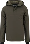 URBAN CLASSICS Herren Padded Pull Over Jacket (1-St) Dunkelgrün/Khaki