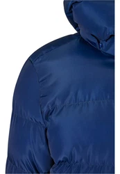 Urban Classics Hooded Puffer Jacket (1-St) Dunkelblau/Blau/Hellblau