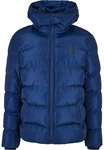 Urban Classics Hooded Puffer Jacket (1-St) Dunkelblau/Blau/Hellblau