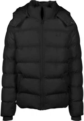 Urban Classics Hooded Puffer Jacket (1-St) Schwarz