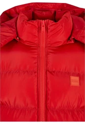 Urban Classics Hooded Puffer Jacket (1-St) Rot