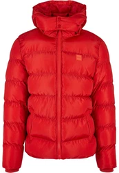 Urban Classics Hooded Puffer Jacket (1-St) Rot