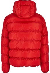 Urban Classics Hooded Puffer Jacket (1-St) Rot