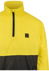 URBAN CLASSICS Herren Stand Up Collar Pull Over Jacket (1-St) Gelb