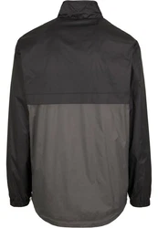 URBAN CLASSICS Herren Stand Up Collar Pull Over Jacket (1-St) Dunkelgrau/Grau/Dunkelgrün/Schwarz/Hellgrau