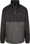 URBAN CLASSICS Herren Stand Up Collar Pull Over Jacket (1-St) Dunkelgrau/Grau/Dunkelgrün/Schwarz/Hellgrau