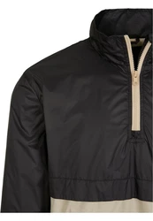 URBAN CLASSICS Herren Stand Up Collar Pull Over Jacket (1-St) Schwarz/Braun/Beige/Khaki