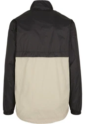 URBAN CLASSICS Herren Stand Up Collar Pull Over Jacket (1-St) Schwarz/Braun/Beige/Khaki