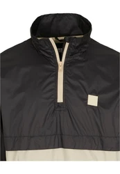 URBAN CLASSICS Herren Stand Up Collar Pull Over Jacket (1-St) Schwarz/Braun/Beige/Khaki