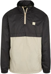 URBAN CLASSICS Herren Stand Up Collar Pull Over Jacket (1-St) Schwarz/Braun/Beige/Khaki