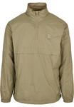 URBAN CLASSICS Herren Stand Up Collar Pull Over Jacket (1-St) Khaki/Braun/Dunkelgrün