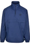 URBAN CLASSICS Herren Stand Up Collar Pull Over Jacket (1-St) Dunkelblau/Blau