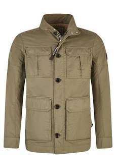 HECHTER PARIS Outdoorjacke mit Stehkragen Khaki/Dunkelgrün/Braun/Beige