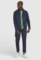 HECHTER PARIS Outdoorjacke mit Stehkragen Dunkelblau/Blau