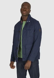 HECHTER PARIS Outdoorjacke mit Stehkragen Dunkelblau/Blau