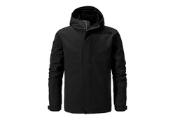Schöffel Outdoorjacke Ins Jacket Antwerpen Schwarz/Grau/Dunkelgrau