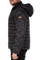 Geo Norway Allwetterjacke Herren Jacke baburator Schwarz