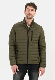 Blouson ohne Daune aus recyceltem Polyester Markenlabel