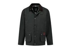 MGO Outdoorjacke MGO Boris Wax Jacket Men Olive