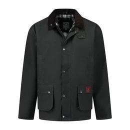 Outdoorjacke Boris Wax Jacket Men Olive XXL