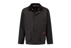 MGO Outdoorjacke MGO Boris Wax Jacket Men Braun