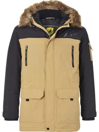 Outdoorjacke JOKUM Kapuze mit Fellimitatbesatz
