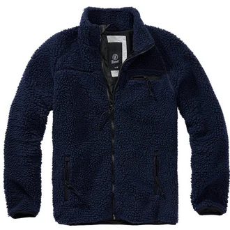 Brandit Teddyfleece Jacket Dunkelblau/Blau/Hellblau