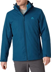 McKINLEY Outdoorjacke Kamala 3:1 ux Herren-Doppel-Jacke petrolblau/hellblau