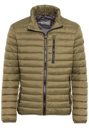 Blouson aus recyceltem Material Markenlabel