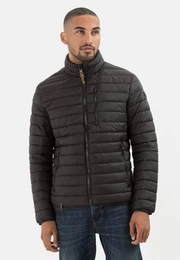Blouson aus recyceltem Material Markenlabel