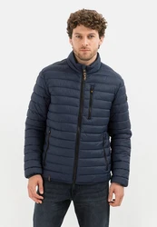camel active Blouson Markenlabel Dunkelblau/Blau/Hellblau