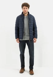 camel active Blouson Markenlabel Dunkelblau/Blau/Hellblau