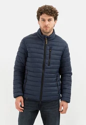 camel active Blouson Markenlabel Dunkelblau/Blau/Hellblau