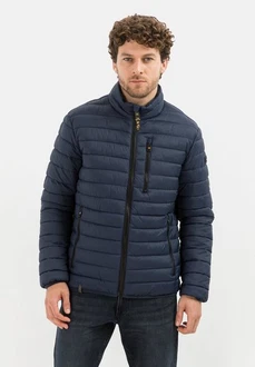 camel active Blouson Markenlabel Dunkelblau/Blau/Hellblau