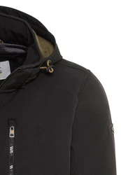 camel active Outdoorjacke Blouson Schwarz/Dunkelgrau