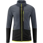 Maier Sports 3-in-1-Funktionsjacke Evenes Dunkelgrau/Dunkelblau/Grau