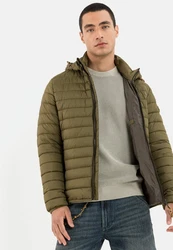 camel active Blouson Markenlabel Dunkelgrün/Khaki/Braun