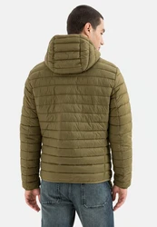 camel active Blouson Markenlabel Dunkelgrün/Khaki/Braun